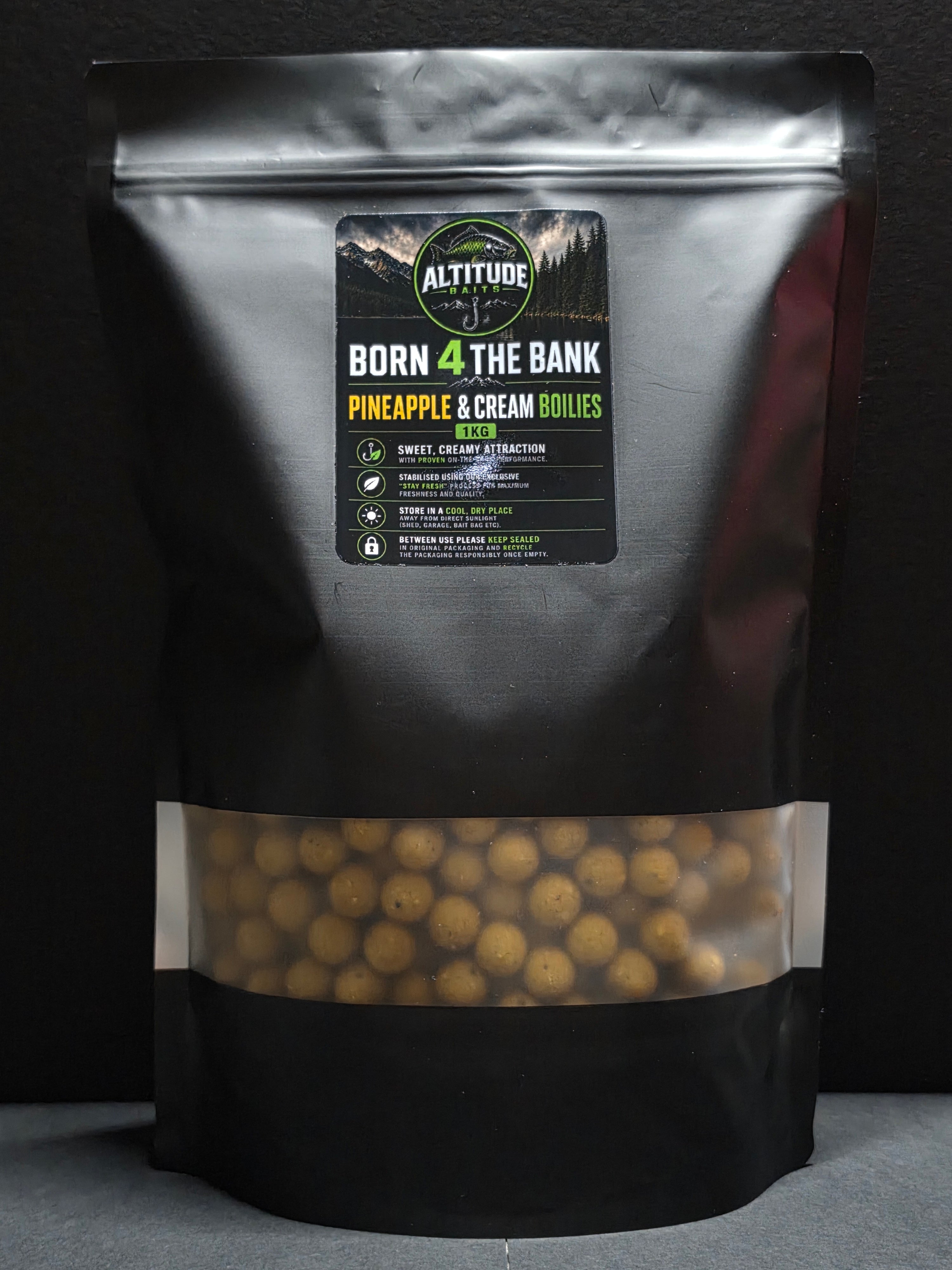 15mm Pineapple & cream boilies